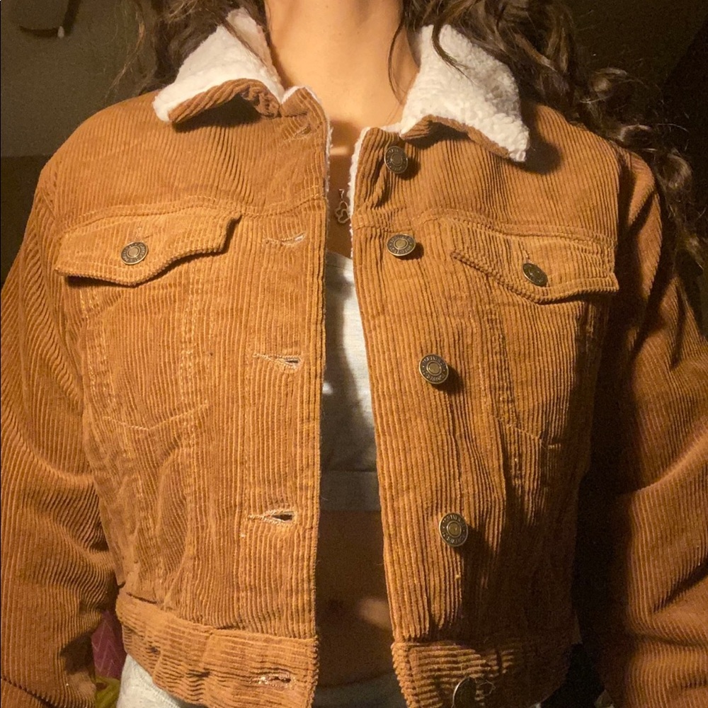 Fuzzy Jean Jacket - Picture 3 of 3